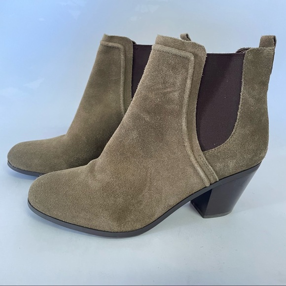 Sam Edelman Suede Ankle Boots, sz 9 - Picture 8 of 9